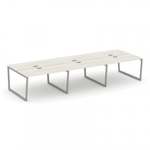 Style Project Рабочая станция 2-х сторон. SN-4T2.DRS-081 Акация Лорка/Металл Антрацит/Заглушка Пласт фото 11