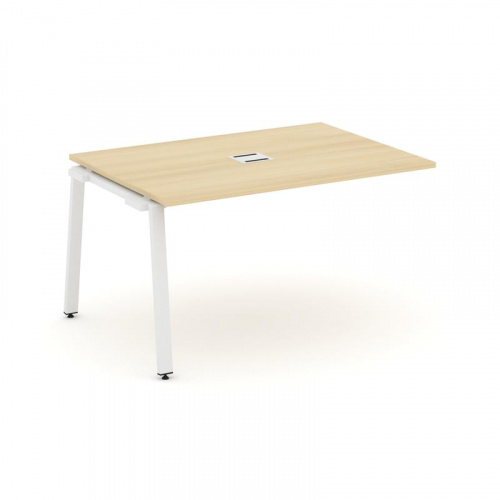 Style Project Проходной наб. элем. перег. стола SN-6A.NSPRG-001 Дуб Табак/Металл Белый 980*980*750 фото 23