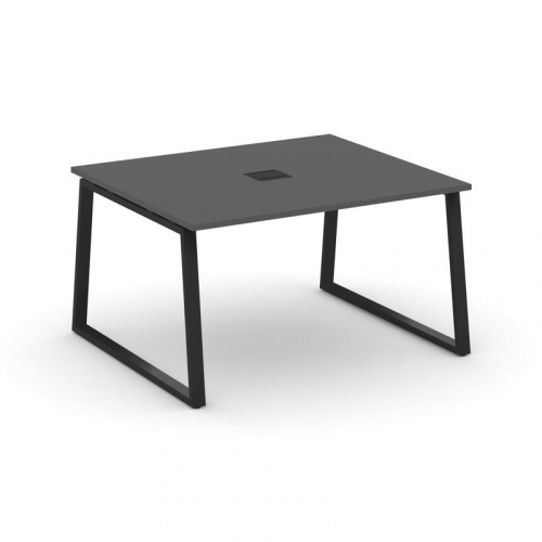 Style Project Стол переговорный SN-6T1.SPRG-034 Акация Лорка/Металл Антрацит/Заглушка Металл Антраци фото 7