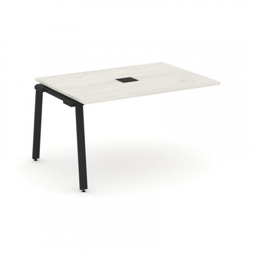 Style Project Проходной наб. элем. перег. стола SN-6A.NSPRG-001 Дуб Табак/Металл Белый 980*980*750