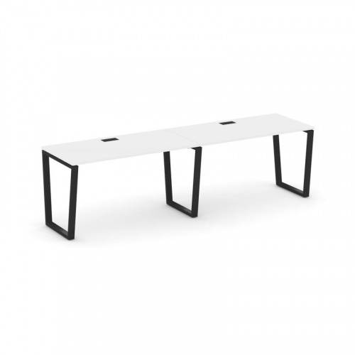 Style Project Рабочая станция 1 сторон. SN-6T2.ORS-014 Акация Лорка/Металл Антрацит/Заглушка Пластик фото 6