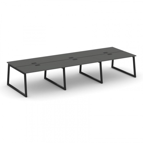 Style Project Рабочая станция 2-х сторон. SN-5T1.DRS-074 Акация Лорка/Металл Антрацит/Заглушка Пласт фото 8