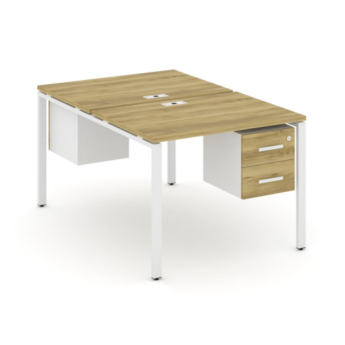 Бенч-система на 2 места с подвесными тумбами Concept CN.DRS-113 фото 11