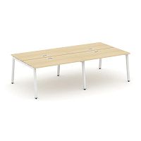 Style Project Рабочая станция 2-х сторон. SN-5A.DRS-031 Акация Лорка/Металл Белый 1960*1232*750