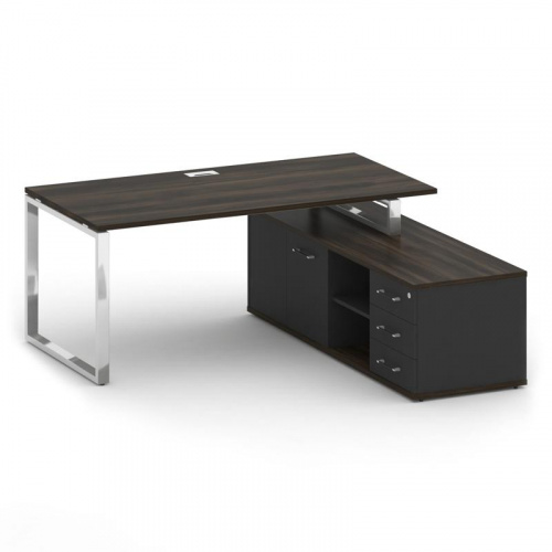 Стол руководителя с опорной греденцией Shift SK.SRG-180 (R) фото 3