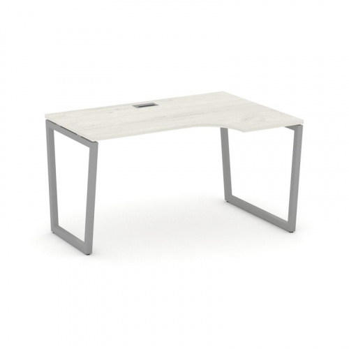 Style Project Стол рабочий эргоном. SN-4T2.SPA-002(R) Акация Лорка/Металл Антрацит/Заглушка Пластик фото 11