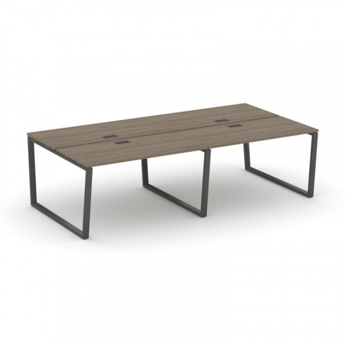 Style Project Рабочая станция 2-х сторон. SN-6T2.DRS-033 Акация Лорка/Металл Антрацит/Заглушка Пласт фото 25