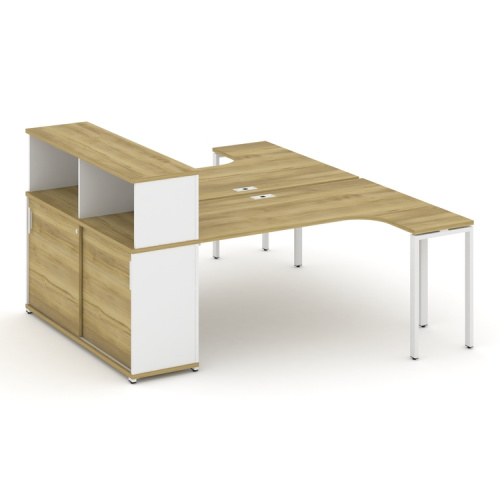 Бенч-система с опорным шкафом-купе с надставкой Concept CN.DSA-220 фото 11