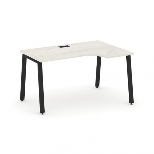 Style Project Стол рабочий эргоном. SN-6A.SPA-021(R) Белый/Металл Антрацит 1380*800/980*750 фото 8 Style Project Стол рабочий эргоном. SN-6A.SPA-021(R) Белый/Металл Антрацит 1380*800/980*750 фото 8