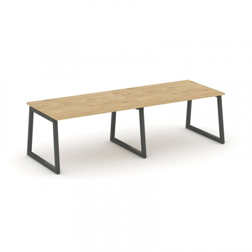 Style Project Стол переговорный SN-5T1.SPRG-014.3 Акация Лорка/Металл Антрацит 3160*980*750 фото 6