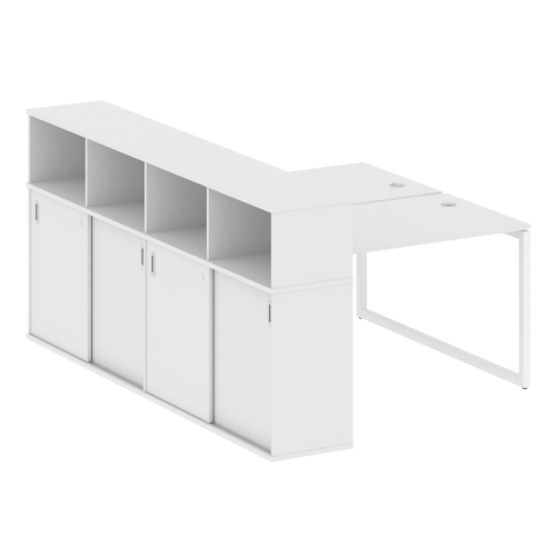 Бенч-система с шкафом-купе на О-обр. м/к Metal System Quattro 40БО.РС-СШК-4.2 фото 10