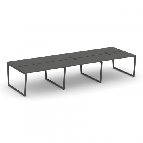 Style Project Рабочая станция 2-х сторон. SN-4T2.DRS-081 Акация Лорка/Металл Антрацит/Заглушка Пласт фото 27