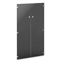 Двери средние стеклянные тонированные V-022