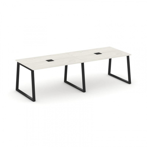 Style Project Стол переговорный SN-6T1.SPRG-013 Акация Лорка/Металл Антрацит/Заглушка Металл Антраци фото 4 Style Project Стол переговорный SN-6T1.SPRG-013 Акация Лорка/Металл Антрацит/Заглушка Металл Антраци фото 4