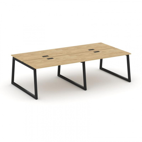 Style Project Рабочая станция 2-х сторон. SN-5T1.DRS-042 Акация Лорка/Металл Антрацит/Заглушка Пласт