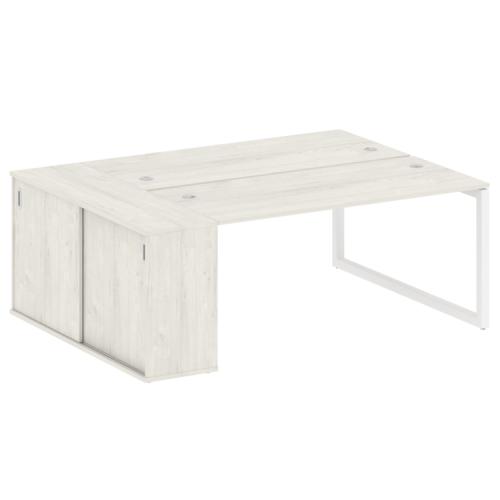 Бенч-система с шкафом-купе на О-обр. м/к Metal System Quattro 50БО.РС-СШК-1.4 фото 9