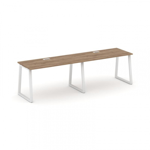 Style Project Рабочая станция 1 сторон. SN-6T1.ORS-004 Акация Лорка/Металл Антрацит/Заглушка Пластик фото 11