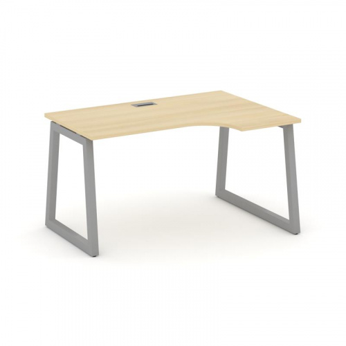 Style Project Стол рабочий эргоном. SN-5T1.SPA-001(R) Акация Лорка/Металл Антрацит/Заглушка Пластик фото 20