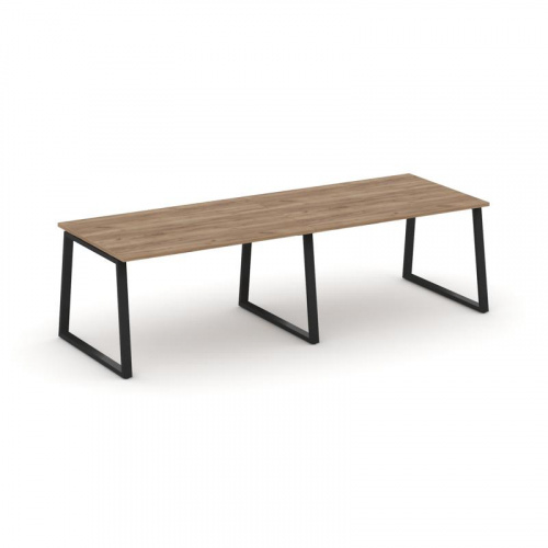 Style Project Стол переговорный SN-6T1.SPRG-012.3 Акация Лорка/Металл Антрацит 2360*980*750 фото 9 Style Project Стол переговорный SN-6T1.SPRG-012.3 Акация Лорка/Металл Антрацит 2360*980*750 фото 9