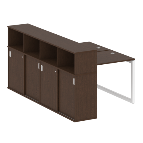 Бенч-система с шкафом-купе на О-обр. м/к Metal System Quattro 50БО.РС-СШК-4.1 фото 10