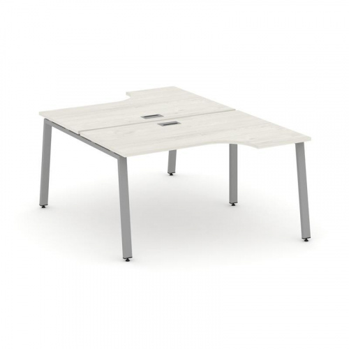 Style Project Рабочая станция эргоном. SN-6A.DRPA-011 Дуб Наварра/Металл Антрацит 1380*1432/1992*750 фото 2