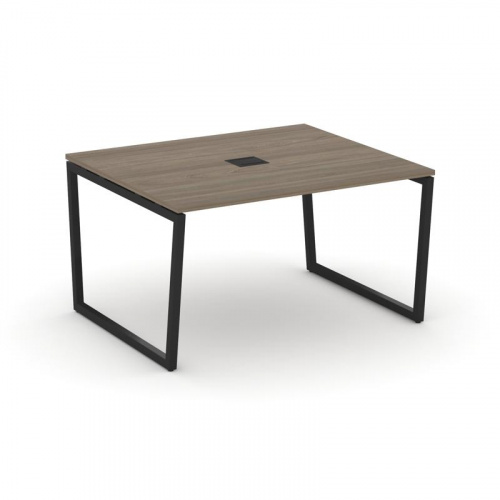 Style Project Стол переговорный SN-4T2.SPRG-032 Акация Лорка/Металл Антрацит/Заглушка Металл Антраци фото 5