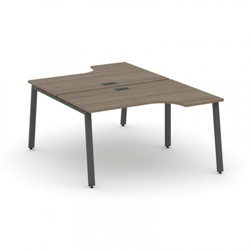 Style Project Рабочая станция эргоном. SN-6A.DRPA-011 Дуб Наварра/Металл Антрацит 1380*1432/1992*750 фото 25