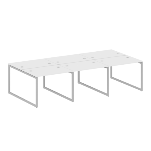 Бенч-система на 6 рабочих мест на О-обр. м/к Metal System Quattro 40БО.СМ-6.1 фото 12