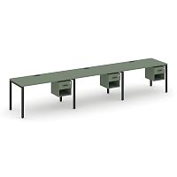 Бенч-система на 3 места с подвесными тумбами Concept CN.ORS-137
