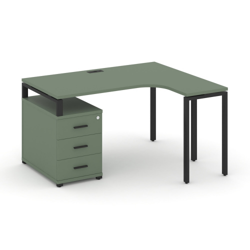 Стол эргономичный с опорной тумбой Concept CN.SA-301(R)