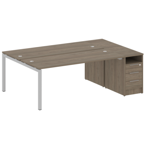 Бенч-система с тумбой на П-обр. м/к Metal System Quattro 50БП.РС-СТП-2.5