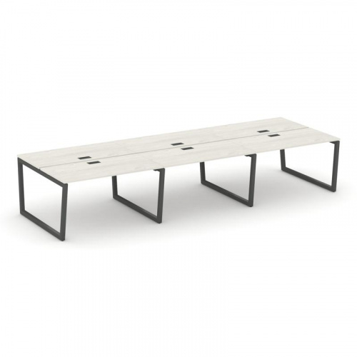 Style Project Рабочая станция 2-х сторон. SN-5T2.DRS-061 Акация Лорка/Металл Антрацит/Заглушка Пласт фото 24