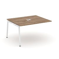 Style Project Проходной наб. элем. перег. стола SN-4A.NSPRG-033 Дуб Табак/Металл Белый 1380*1180*750