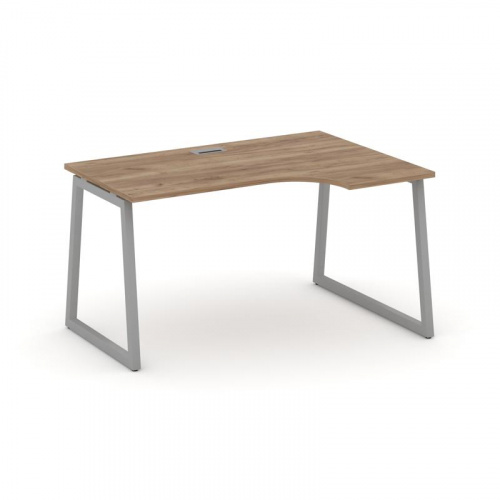 Style Project Стол рабочий эргоном. SN-4T1.SPA-021(R) Акация Лорка/Металл Антрацит/Заглушка Пластик фото 15