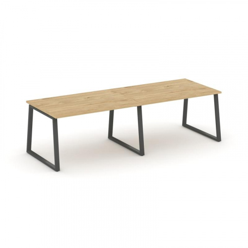 Style Project Стол переговорный SN-6T1.SPRG-012.3 Акация Лорка/Металл Антрацит 2360*980*750 фото 5 Style Project Стол переговорный SN-6T1.SPRG-012.3 Акация Лорка/Металл Антрацит 2360*980*750 фото 5