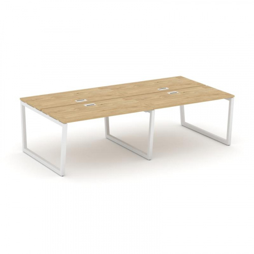 Style Project Рабочая станция 2-х сторон. SN-5T2.DRS-034 Акация Лорка/Металл Антрацит/Заглушка Пласт фото 3