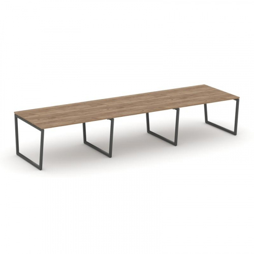 Style Project Стол переговорный SN-4T2.SPRG-054.3 Акация Лорка/Металл Антрацит 4740*1180*750 фото 23