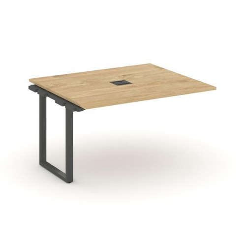 Style Project Проходной наб. элем. перег. стола SN-6O.NSPRG-032 Вяз Благородный/Металл Черный 1180*1 фото 10