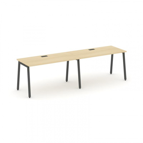 Style Project Рабочая станция 1 сторон. SN-4A.ORS-023 Акация Лорка/Металл Антрацит 2760*800*750 фото 28