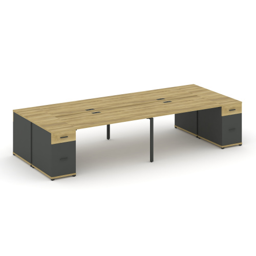 Бенч-система на 4 места с 2 опорными тумбами Concept CN.DRS-429 фото 4