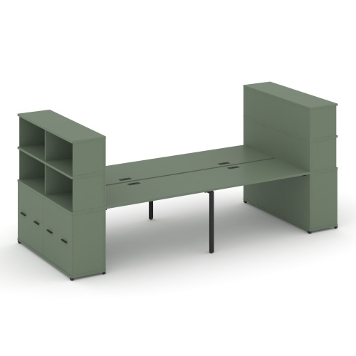Бенч-система с опорными распашными шкафами Concept CN.DRS-273