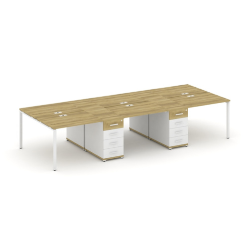 Бенч-система на 6 мест с 2 опорными тумбами Concept CN.DRS-449 фото 11