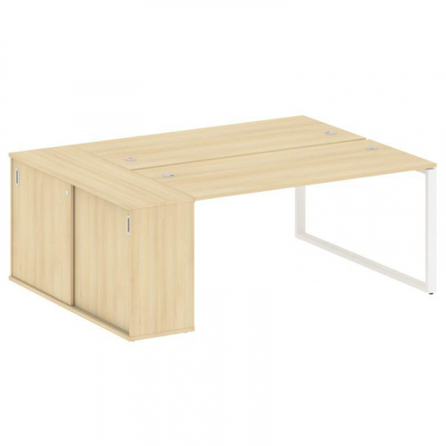 Бенч-система с шкафом-купе на О-обр. м/к Metal System БО.РС-СШК-1.4 фото 5