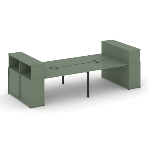 Бенч-система с опорными шкафами-купе Concept CN.DRS-282