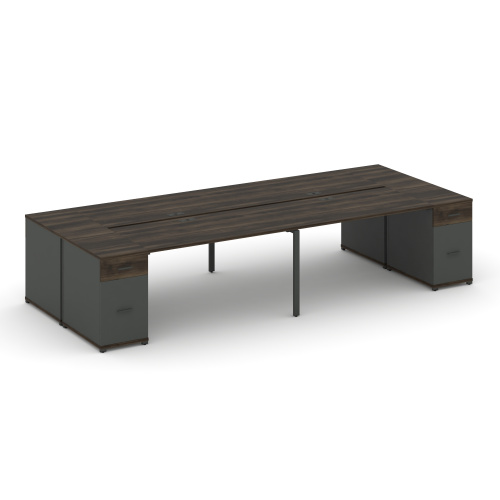 Бенч-система на 4 места с 2 опорными тумбами Concept CN.DRS-429 фото 3