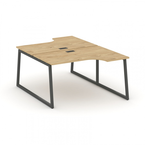 Style Project Рабочая станция эргоном. SN-4T1.DRPA-002 Акация Лорка/Металл Антрацит/Заглушка Пластик фото 12