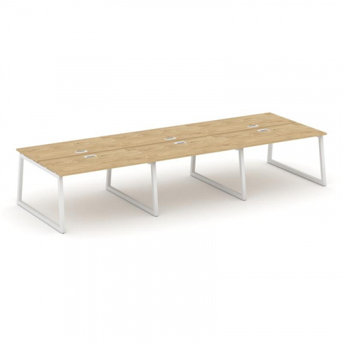 Style Project Рабочая станция 2-х сторон. SN-5T1.DRS-074 Акация Лорка/Металл Антрацит/Заглушка Пласт фото 3