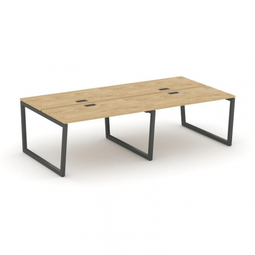 Style Project Рабочая станция 2-х сторон. SN-5T2.DRS-034 Акация Лорка/Металл Антрацит/Заглушка Пласт фото 22