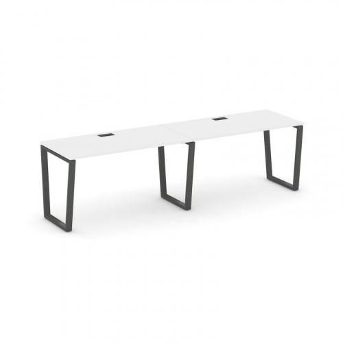 Style Project Рабочая станция 1 сторон. SN-6T2.ORS-014 Акация Лорка/Металл Антрацит/Заглушка Пластик фото 26