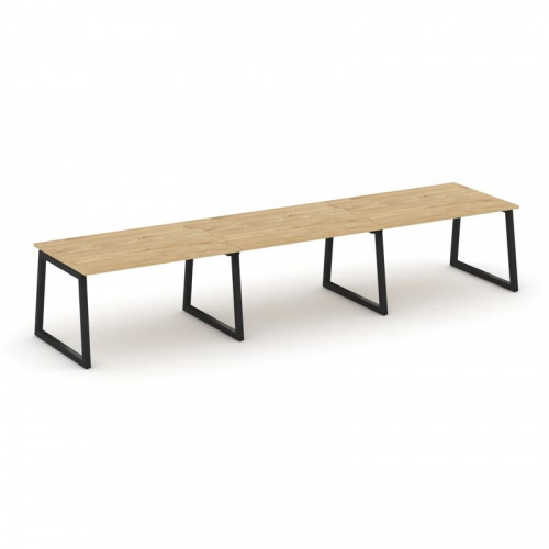 Style Project Стол переговорный SN-5T1.SPRG-021.3 Акация Лорка/Металл Антрацит 2940*980*750 Style Project Стол переговорный SN-5T1.SPRG-021.3 Акация Лорка/Металл Антрацит 2940*980*750